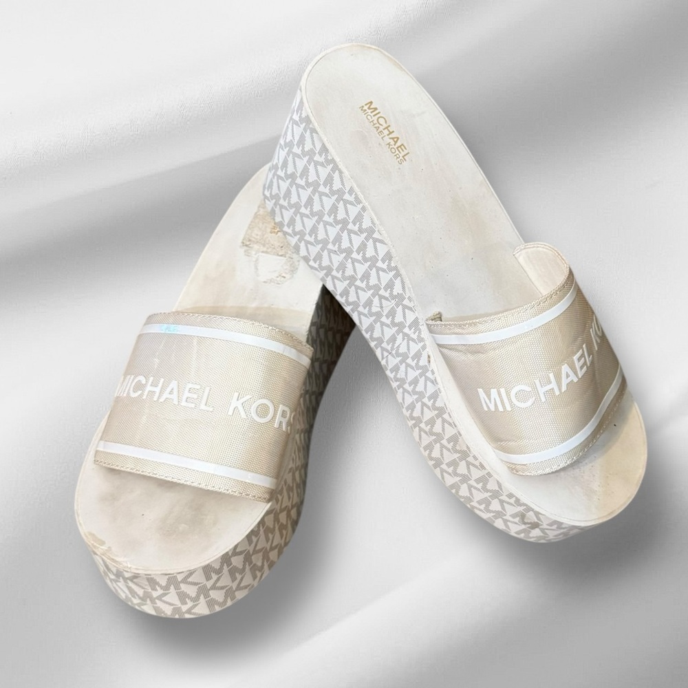 Michael Michael Kors Eva Platform Slides